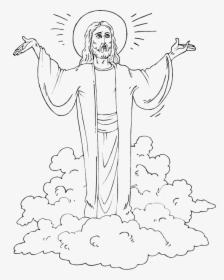 He Is Risen Black And White Png - Christ Is Risen Drawings, Transparent Png, Transparent PNG