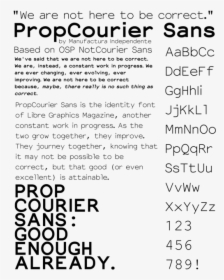 Transparent Courier Clipart - Prop Courier Sans, HD Png Download, Transparent PNG