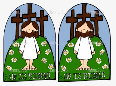Easter Clipart Verse - He Is Risen Melonheadz, HD Png Download, Transparent PNG