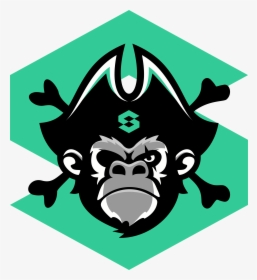 Monkey 614 Kb - Illustration Pirate Monkey Vector, HD Png Download, Transparent PNG