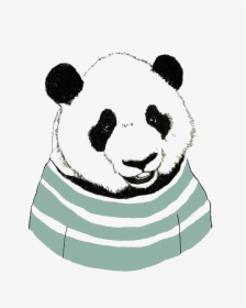 Panda Bear Drawing, HD Png Download, Transparent PNG