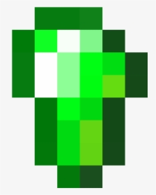 Minecraft Emerald Shard , Png Download - Minecraft Diamond Nugget Texture, Transparent Png, Transparent PNG