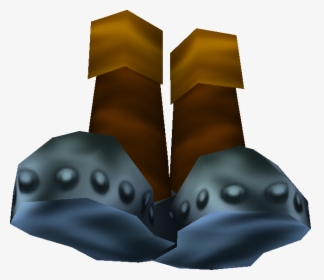Image Boots Ocarina Of - Zelda Ocarina Of Time Botas De Hierro, HD Png Download, Transparent PNG