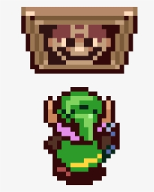 Mario In Link To The Past, HD Png Download, Transparent PNG