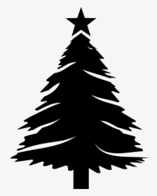 Christmas Tree With Star - Christmas Tree Svg Free, HD Png Download, Transparent PNG