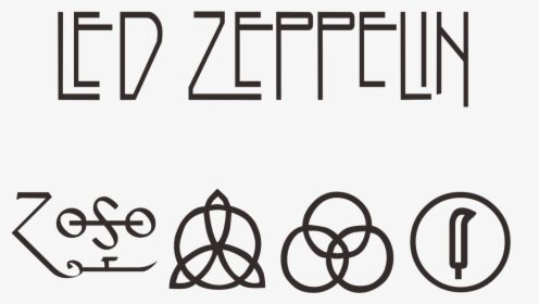 Led Zeppelin Logo Vector - Led Zeppelin Logo .png, Transparent Png, Transparent PNG