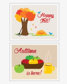 Happy Fall Cards - Antojitos, HD Png Download, Transparent PNG