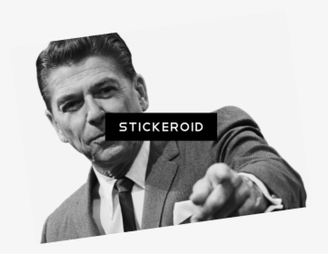 Ronald Reagan Pointing - Ronald Reagan No Background, HD Png Download, Transparent PNG