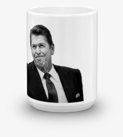 President Ronald Reagan Flipping The Bird Mug - Ronald Reagan, HD Png Download, Transparent PNG