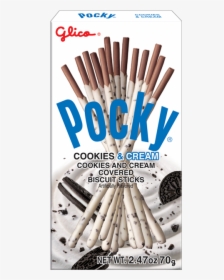 Pocky Cookies & Cream - Pockys Cookies And Cream, HD Png Download, Transparent PNG