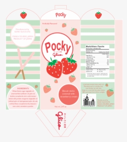 Transparent Pocky Png - Strawberry, Png Download, Transparent PNG