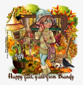 Happy Fall, Y All From Brandy Soau - Cartoon, HD Png Download, Transparent PNG