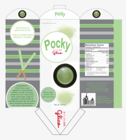 Pocky Package Green Tea Draft - Flyer, HD Png Download, Transparent PNG