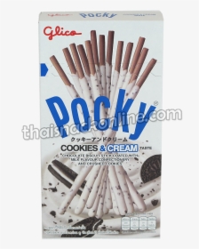Glico Pocky Cookies & Cream 40g, HD Png Download, Transparent PNG
