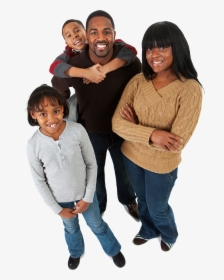 Happy African Family Png , Png Download - Happy Black Family Png, Transparent Png, Transparent PNG