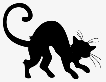Halloween Cat Png Drawing - Happy Halloween Png Transparent, Png Download, Transparent PNG