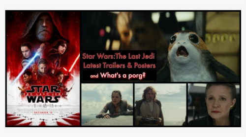 Star Wars The Last Jedi Latest Trailers And Posters - Star Wars The Last Jedi Porg 3d, HD Png Download, Transparent PNG