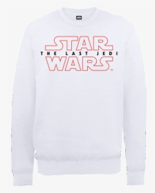 Star Wars The Last Jedi Men S White Sweatshirt - Long-sleeved T-shirt, HD Png Download, Transparent PNG