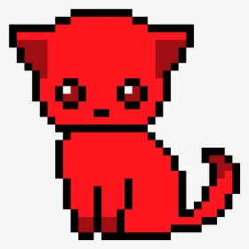 Pixel Art Halloween Cat , Png Download - Pixel Art Rainbow Devil Cat, Transparent Png, Transparent PNG