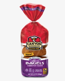 Canyon Bakehouse Gluten Free Cinnamon Raisin Bagels, - Canyon Bakehouse Everything Bagel, HD Png Download, Transparent PNG