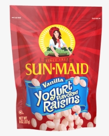 Sun-maid Vanilla Yogurt Flavored Raisins 8 Oz - Sun Maid Raisin Girl, HD Png Download, Transparent PNG
