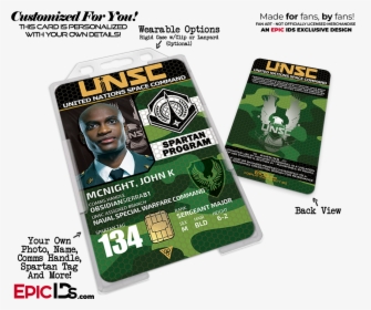 Unsc Halo United Nations Space Command Spartans Cosplay - Shield Nick Fury Id, HD Png Download, Transparent PNG