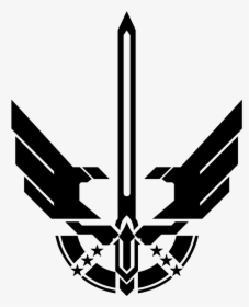 Spartan Clipart Sword - Unsc Special Forces Logo, HD Png Download, Transparent PNG