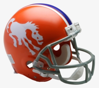 Denver Broncos Vsr4 Authentic Throwback Helmet - Denver Broncos Throwback Helmet, HD Png Download, Transparent PNG