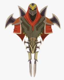 Zed Commission By Whitebrush1138 - League Of Legends Zed's Blade, HD Png Download, Transparent PNG
