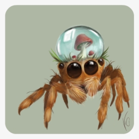Spiders Drawing Creepy - Honeybee, HD Png Download, Transparent PNG