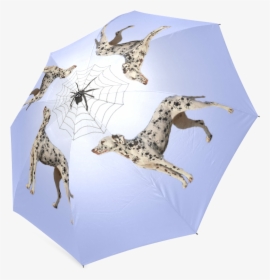 Dalmatian Funny Spider Spots Foldable Umbrella - Giraffe, HD Png Download, Transparent PNG