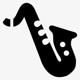 Saxophone Filled Icon - Saxophon Icon, HD Png Download, Transparent PNG