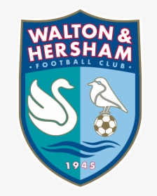 Walton & Hersham Logo No Outline - Walton And Hersham Fc, HD Png Download, Transparent PNG