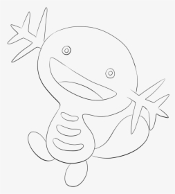 Wooper Pokemon Coloring Pages - Pokemon Drawings Easy Wooper, HD Png Download, Transparent PNG