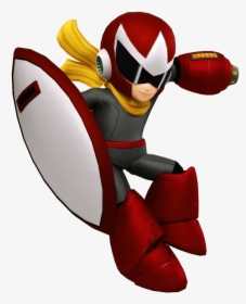 Starting The Year Off Right With A Proto Man Render - Cartoon, HD Png Download, Transparent PNG