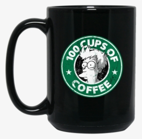 Futurama 100 Cups Of Coffee Mug, HD Png Download, Transparent PNG