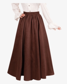 Chocolate Brown Skirt - A-line, HD Png Download, Transparent PNG