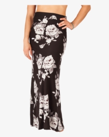 Ghost Rose Maxi Skirt - Pencil Skirt, HD Png Download, Transparent PNG