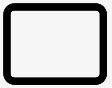 Rounded Rectangle Stroked Icon - Cell Phone Png Vector, Transparent Png, Transparent PNG