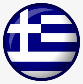 Clip Art Greek Flag Png - Greek Flag Circle Png, Transparent Png, Transparent PNG