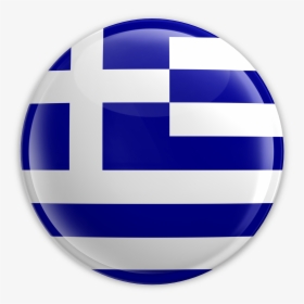 Greece Flag Round Png, Transparent Png, Transparent PNG