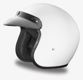 White 3 4 Motorcycle Helmet, HD Png Download, Transparent PNG