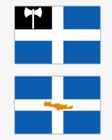 Unofficial Flags For The Island Crete,greece - Flag Of Crete, HD Png Download, Transparent PNG