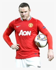 Wayne Rooney Png Transparent Image - Manchester United Player Wayne Rooney, Png Download, Transparent PNG