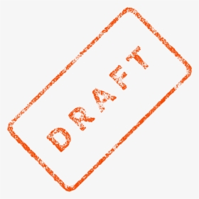 Transparent Writing Clipart Png - Draft Stamp Png, Png Download, Transparent PNG