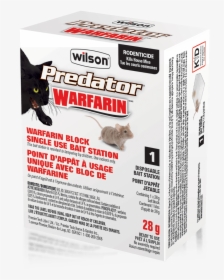 Wilson Warfarin™ Block Single Use Bait Station 1 Pack - Rat, HD Png Download, Transparent PNG