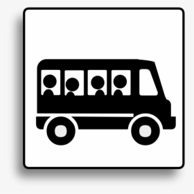 Transparent Bus Icon Png - Free Vector Bus Icon, Png Download, Transparent PNG
