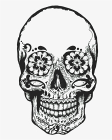 Skull Tattoo Without Background, HD Png Download, Transparent PNG