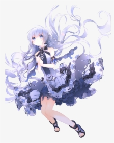 Anime Render By Karenpa Violet Anime Dress By Animedragon5-d7w1xgk - Anime Girl Violet Dress, HD Png Download, Transparent PNG