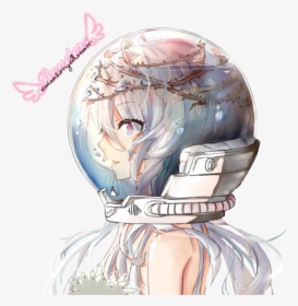 Transparent Girl Astronaut Clipart - Anime Astronaut Png, Png Download, Transparent PNG
